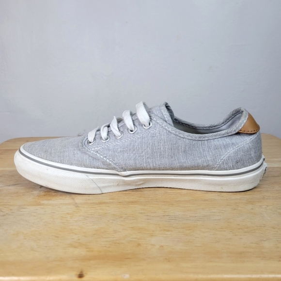VANS Ortholite Sneakers, Heather Gray w/ Leather Accent, Womens Size : 9.5 - Picture 5 of 15